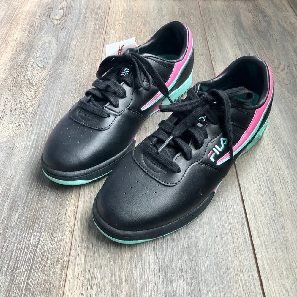 Black FILA Athletic Shoes